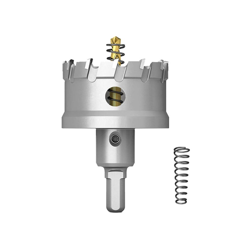 GSTK Upgrade Heavy Duty Carbide Hole Saw, Metal Steel Hole Saw Drill Bit, TCT Hole Cutter-Alloy Hardness Upgrade, Life Upgrade,Use for Stainless Steel, mild Steel, Iron, Copper,etc (57mm|2-1/4") - Image 1